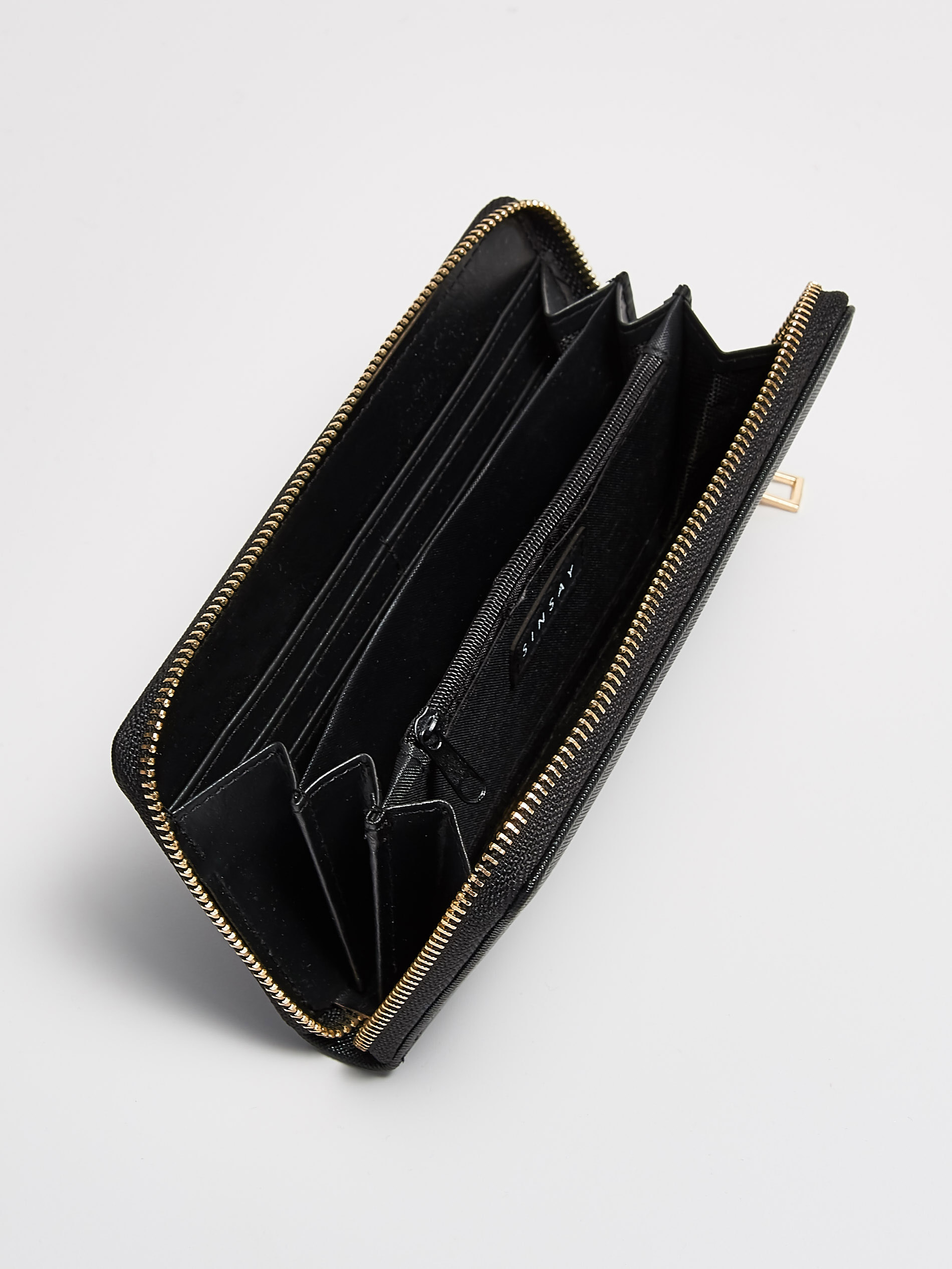 Peňaženka čierna s ozdobou