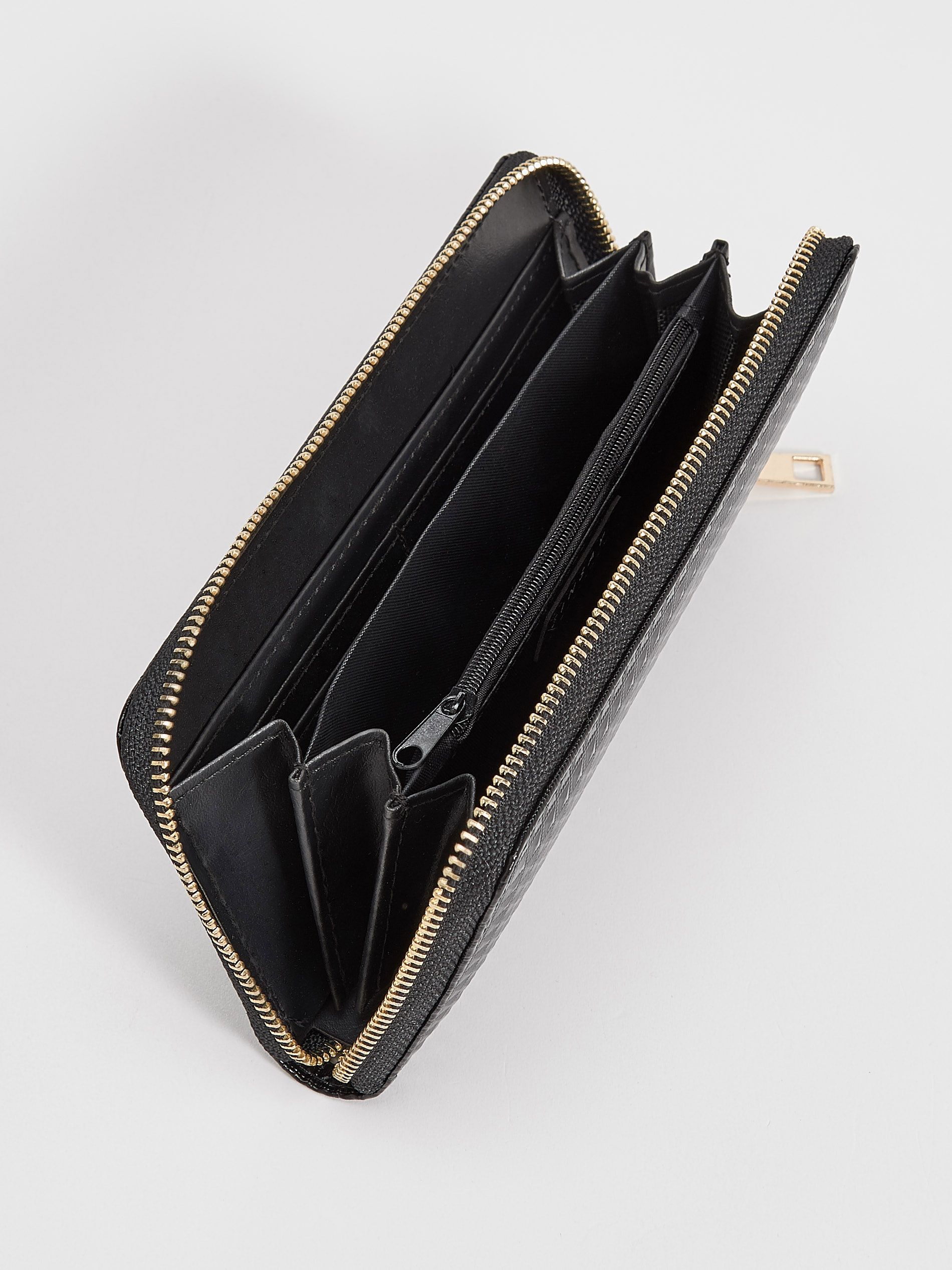 Peňaženka čierna lesklá